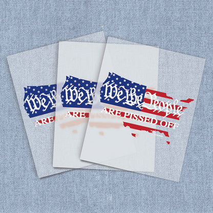 Pissed Off America | American Pride DTF Heat Transfers