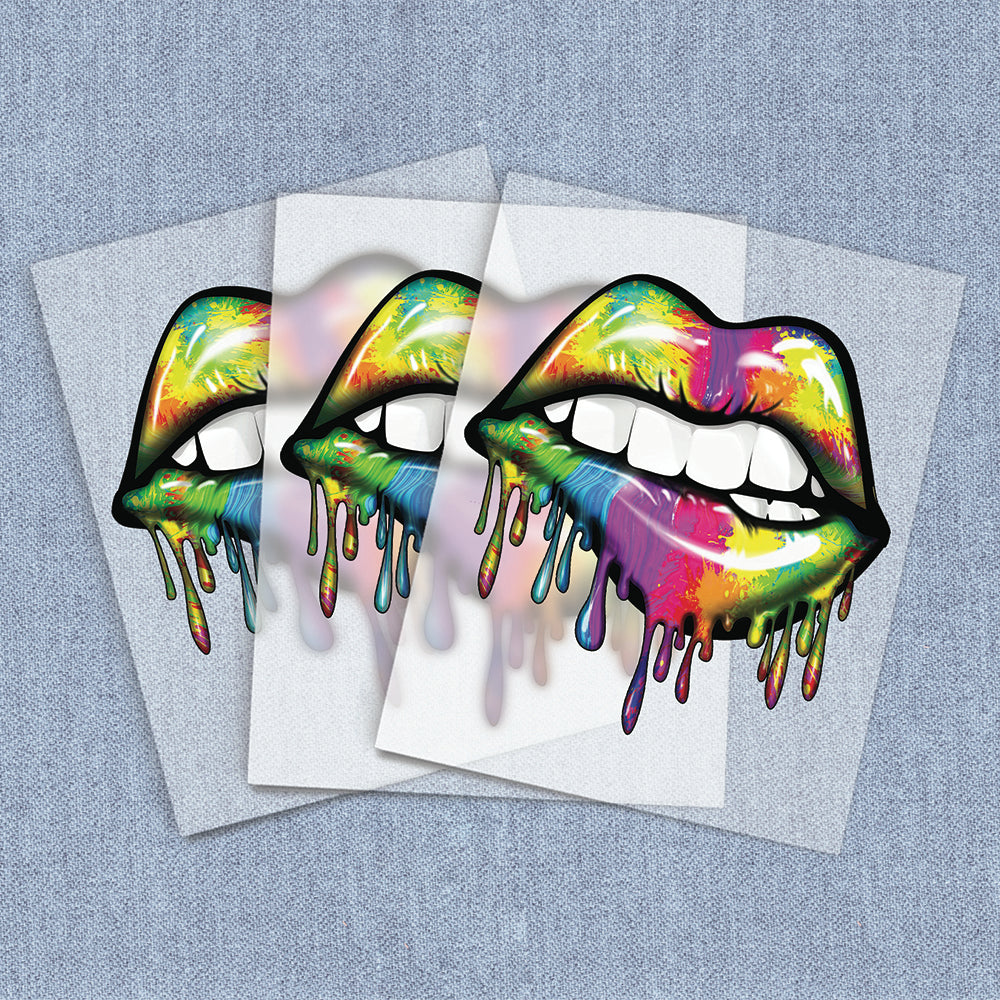 Dripping Lips | Ladies DTF Heat Transfers