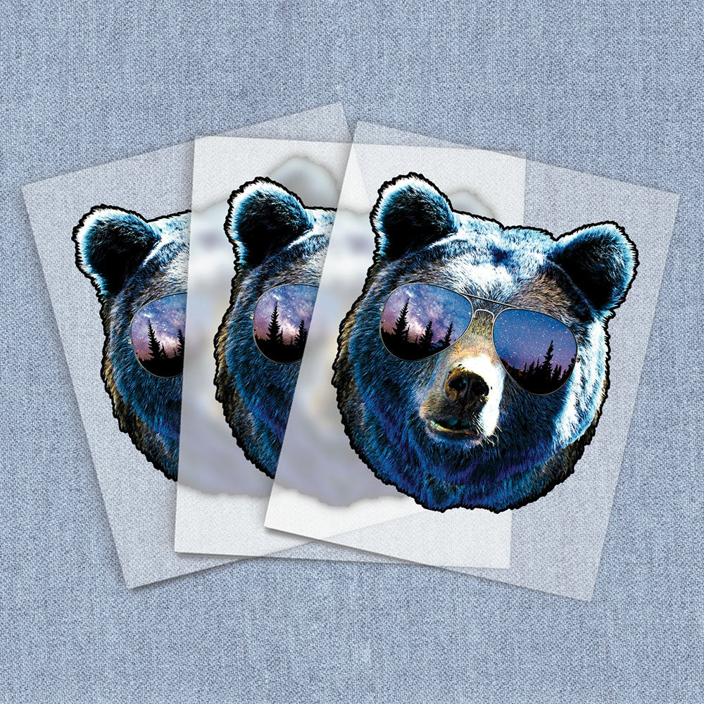 Bear Sunglasses | Humor & Novelty DTF Heat Transfers