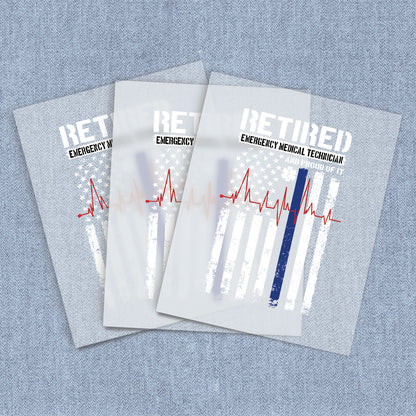 Retired EMT | American Pride DTF Heat Transfers