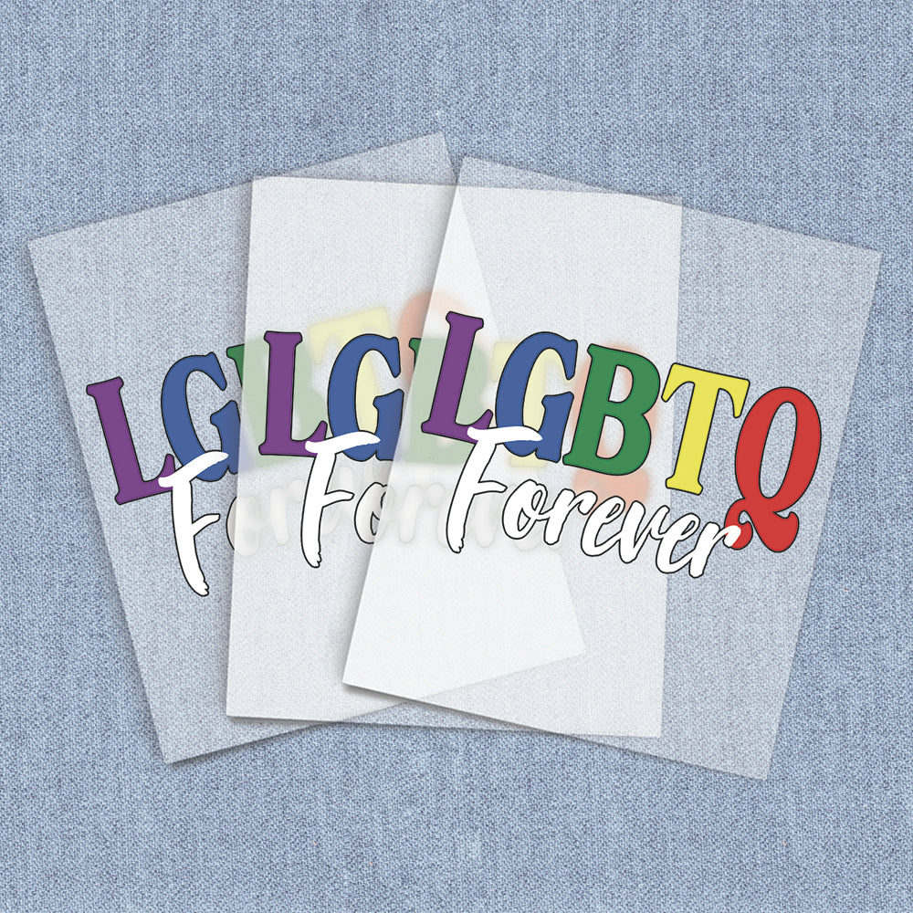 LGBTQ Forever | Halloween DTF Heat Transfers