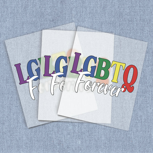 LGBTQ Forever | Halloween DTF Heat Transfers