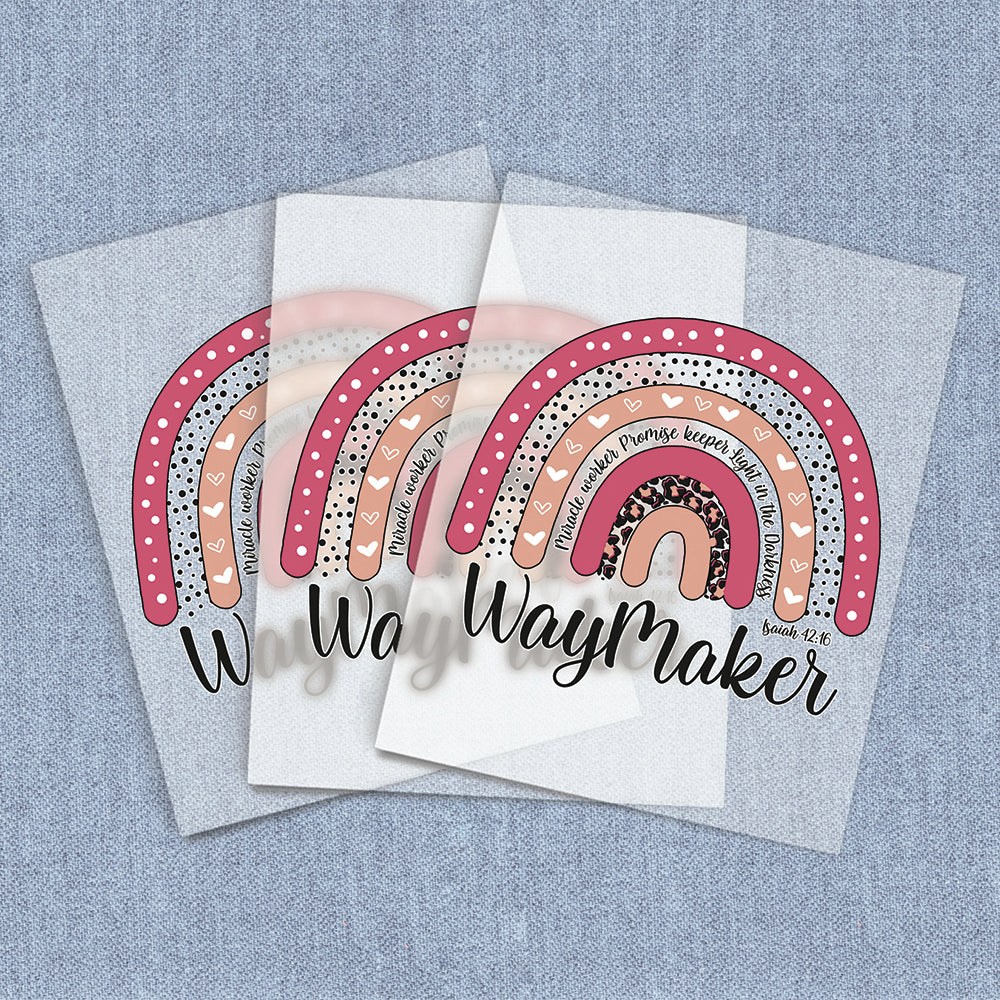 Waymaker Rainbow | Inspirational DTF Heat Transfers