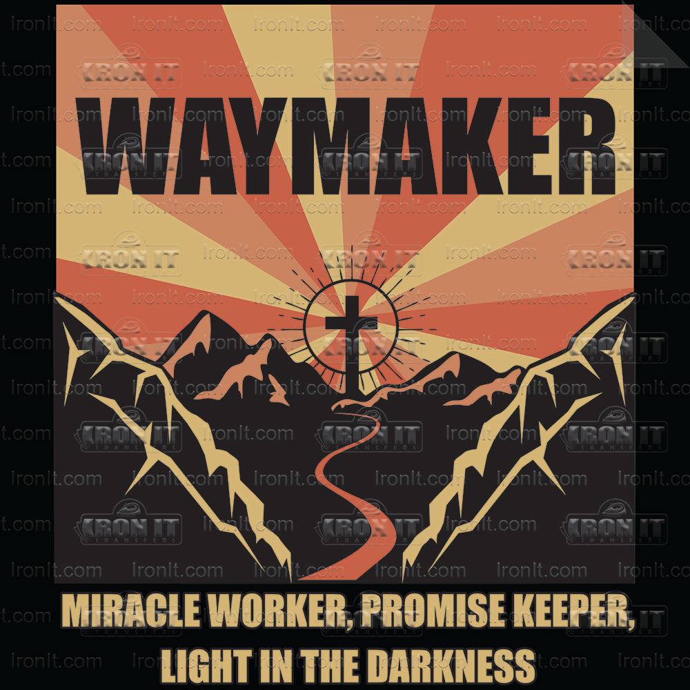 Waymaker Miracle Worker | Home Iron-on DTF (Direct-To-Film) Transfers ...