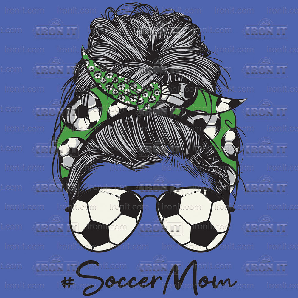 Soccer Mom Bun | Mom Life Bun Direct-To-Film Transfer