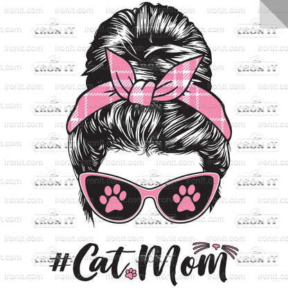 Cat Mom Bruh | Cats Direct-To-Film Transfer