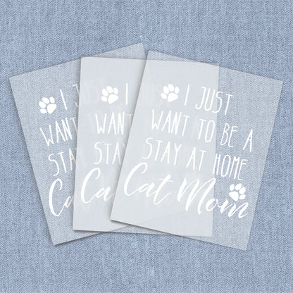 SAH Cat Mom | Cats DTF Heat Transfers