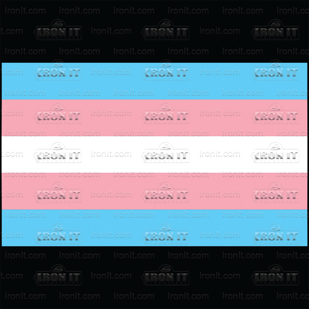 Trans Flag | Halloween Direct-To-Film Heat Transfers