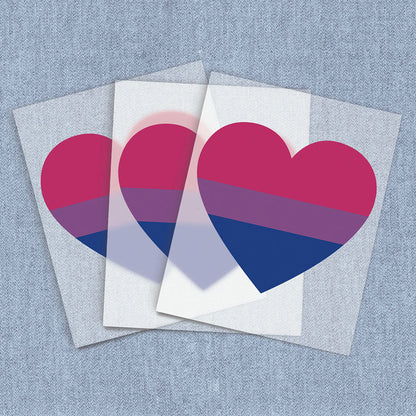 Bi Heart | Halloween DTF Heat Transfers