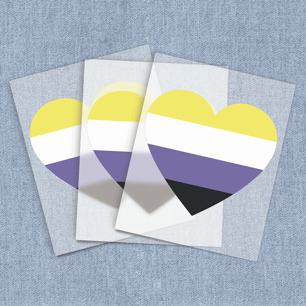 Nonbinary Heart | Halloween DTF Heat Transfers