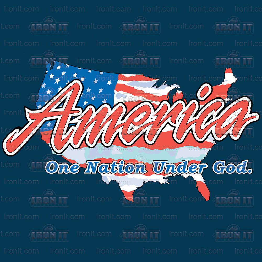 One Nation Under God | American Pride Direct-To-Film Transfer