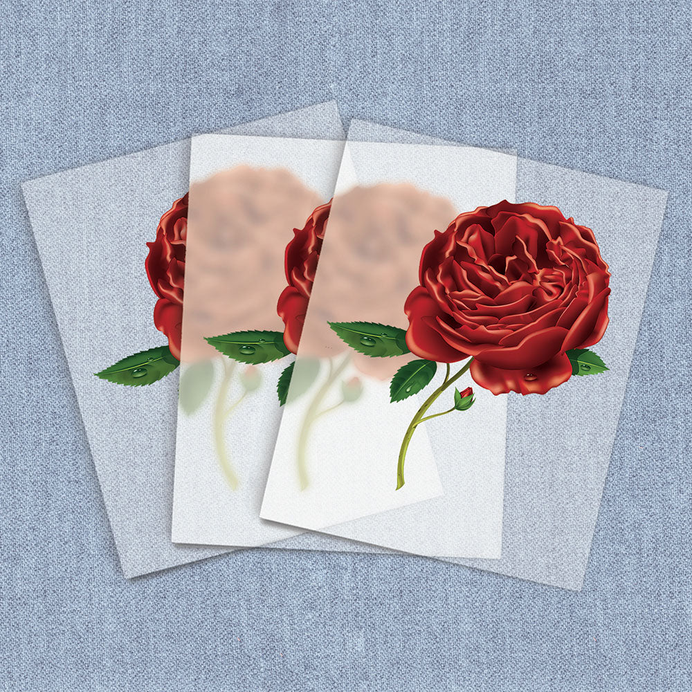 Red Rose | Country & Floral DTF Heat Transfers