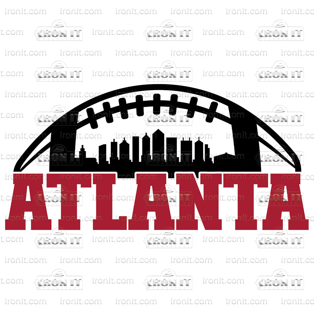 Atlanta Football | Sports, Football Direct to Film Heat Transfers