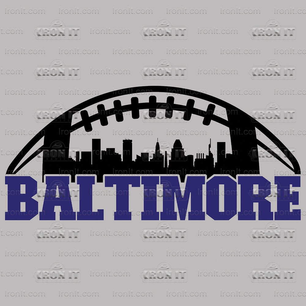 Baltimore Football | Sports, Football Direct to Film Heat Transfers