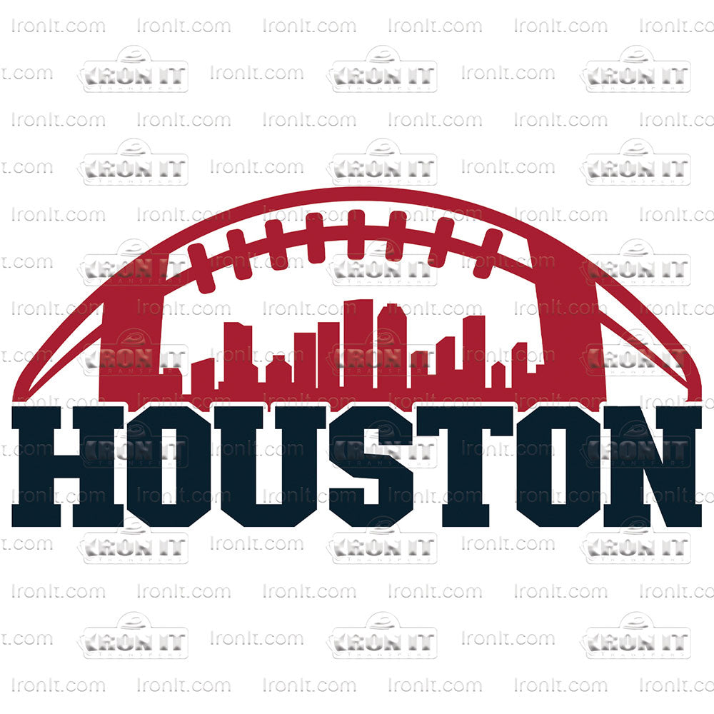 Houston Football | Sports, Football Direct to Film Heat Transfers