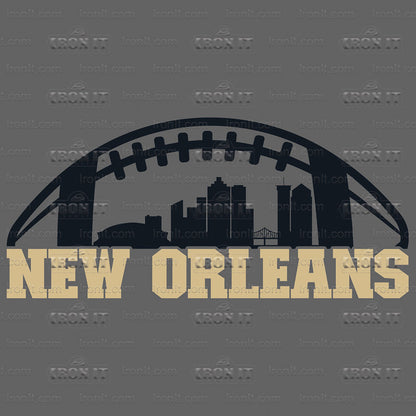 New Orleans Football | Sports, Football Direct to Film Heat Transfers