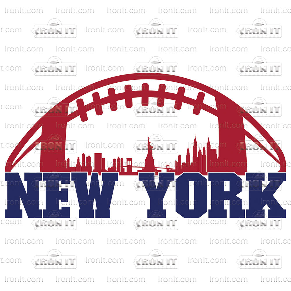 New York Football | Sports, Football Direct to Film Heat Transfers