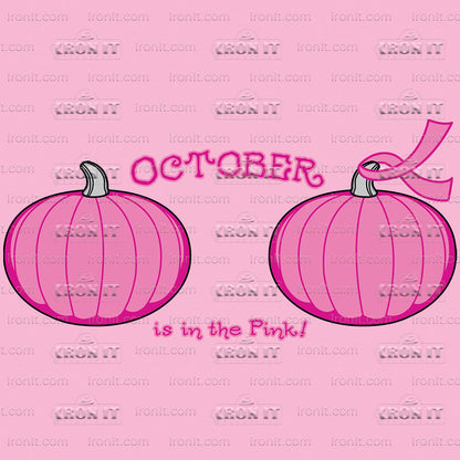 October is in the Pink! | Breast Cancer Awareness Direct-To-Film Transfer