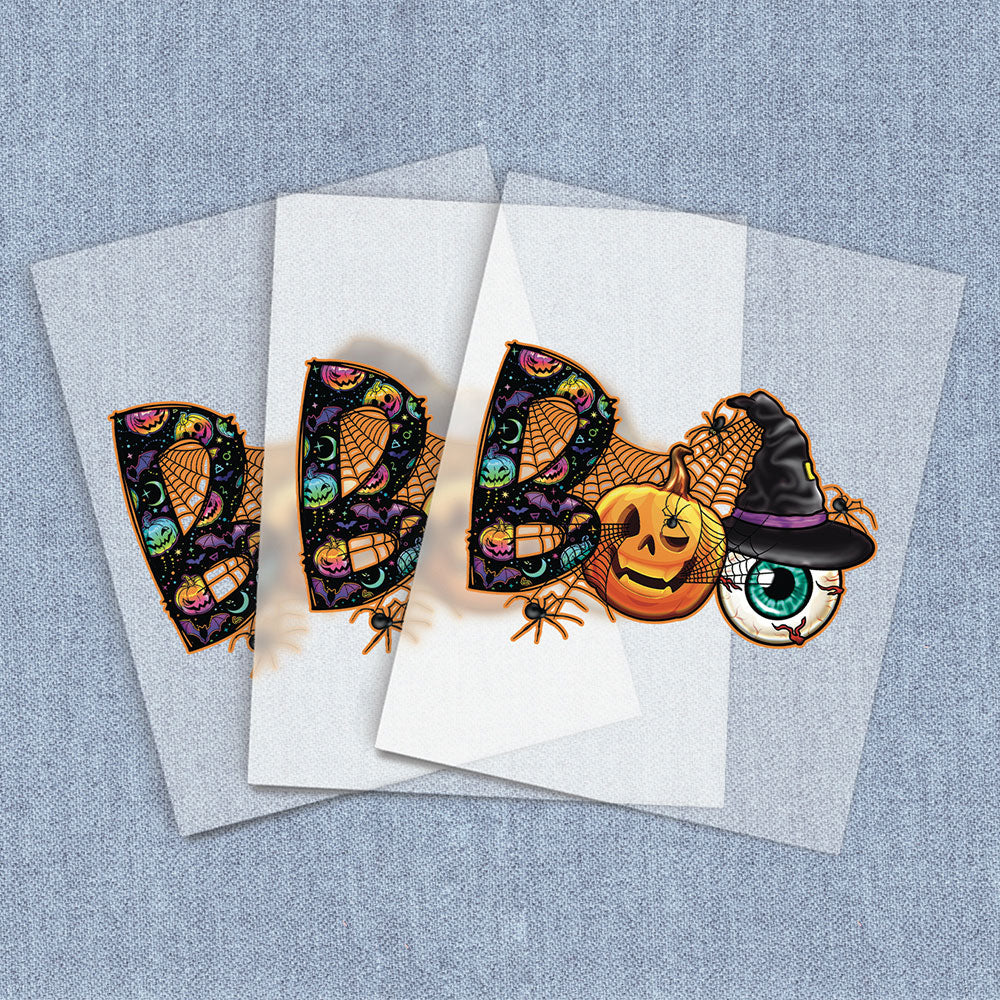 Boo Halloween | Halloween DTF Heat Transfers