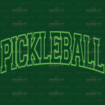 Pickleball Letters | Home Iron On DTF (Direct To Film) Heat Transfer ...