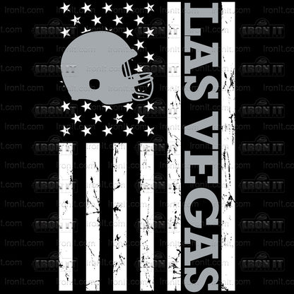 Las Vegas Football Flag | Sports, Football Direct to Film Heat Transfers