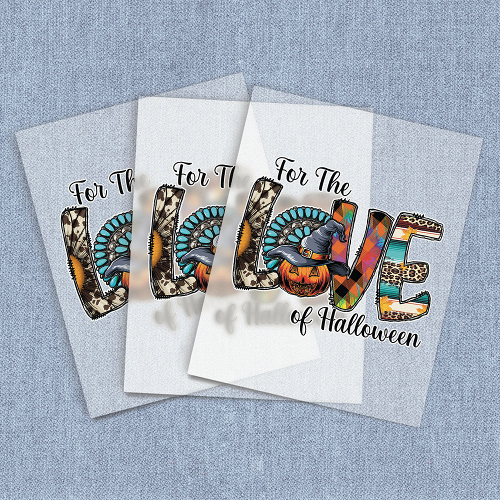 Patterned Love of Halloween | Halloween DTF Heat Transfers