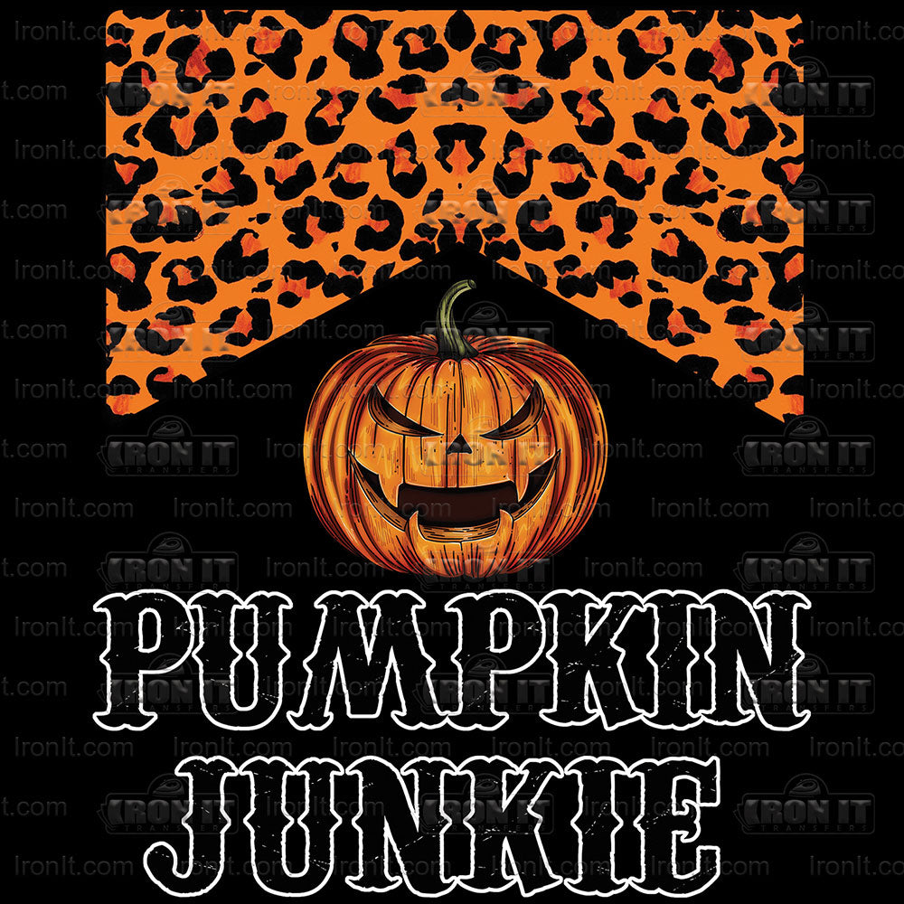 Pumpkin Junkie | Halloween Direct-To-Film Heat Transfers