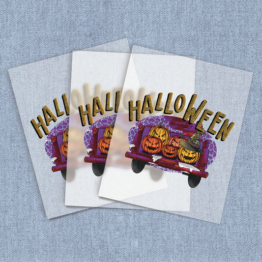 Pumpkin Truck | Halloween DTF Heat Transfers