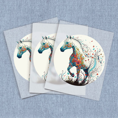 Mystical Flower Horse | Horses DTF Heat Transfers