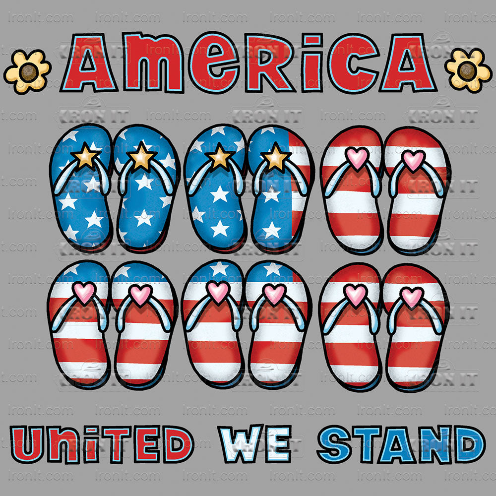 United We Stand | American Pride Direct to Film Heat Transfers