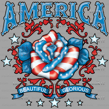 America Beautiful Glorious | American Pride Direct to Film Heat Transfers