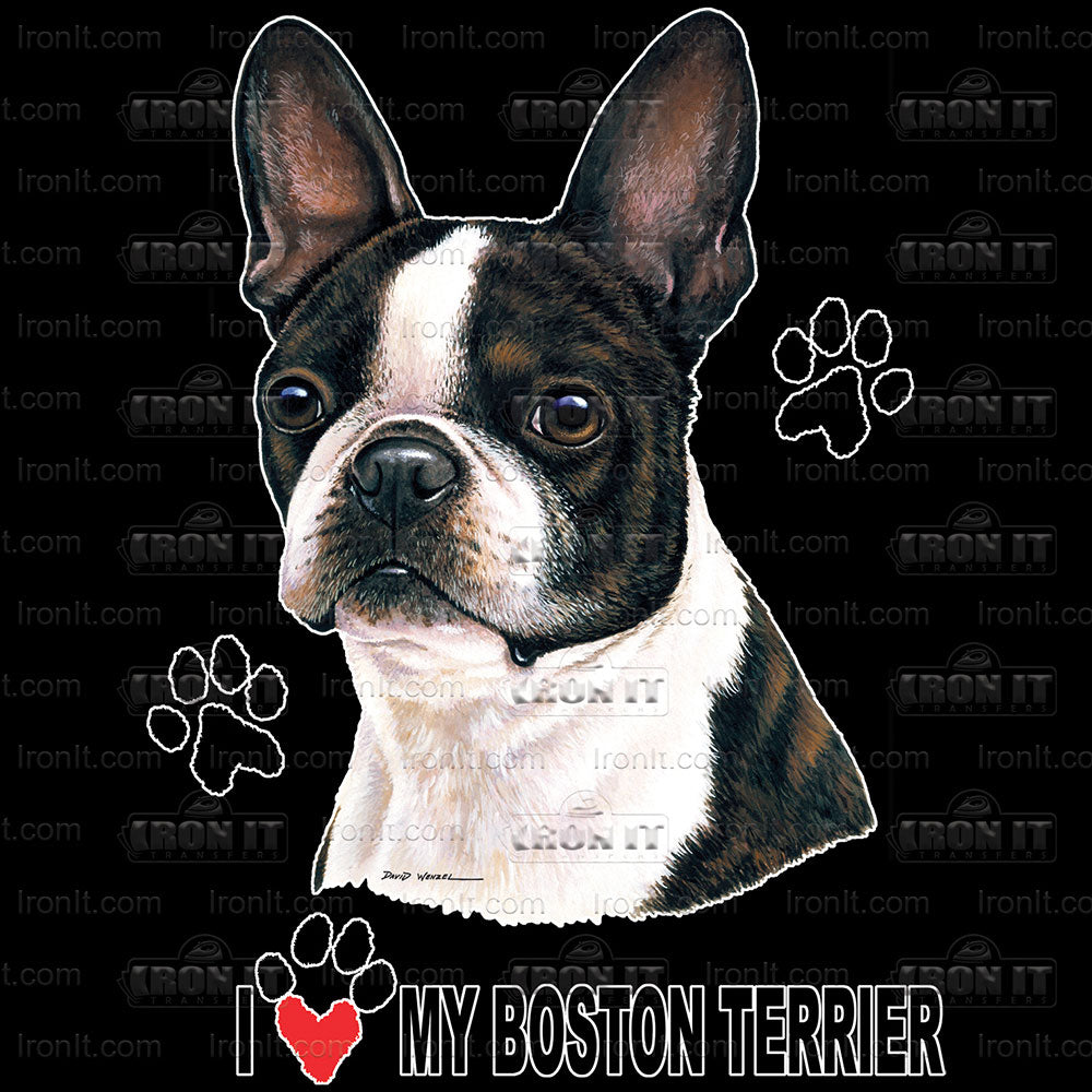 Boston Terrier | Dogs Direct to Film Heat Transfers