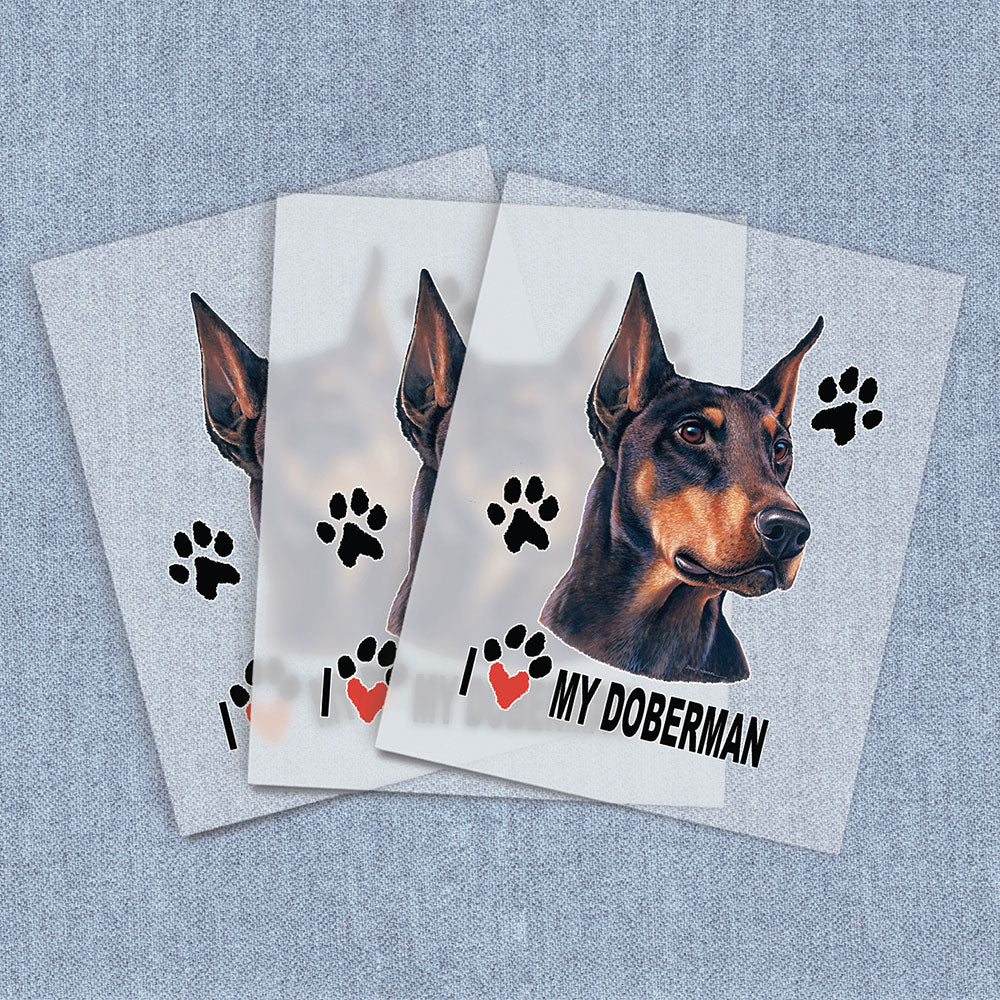 Doberman Pinscher | Dogs DTF Heat Transfers