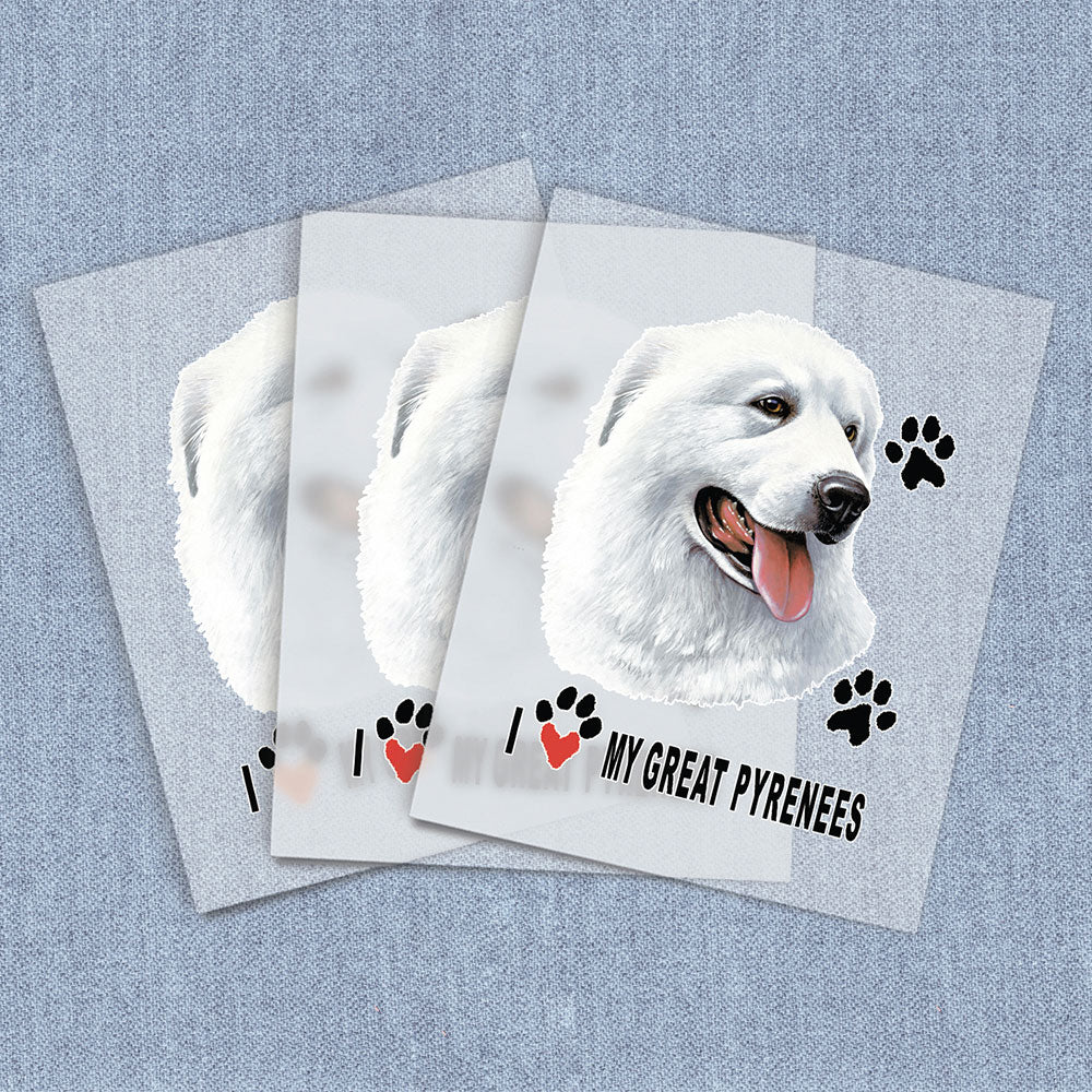 Great Pyrenees | Dogs DTF Heat Transfers