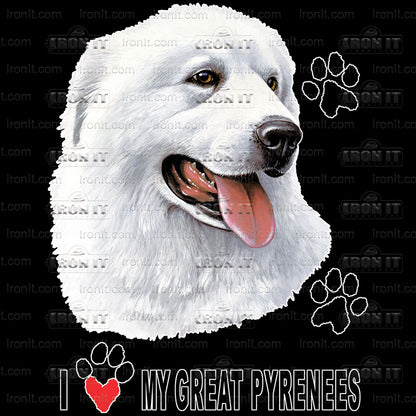 Great Pyrenees | Dogs Direct to Film Heat Transfers