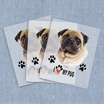 Pug | Dogs DTF Heat Transfers