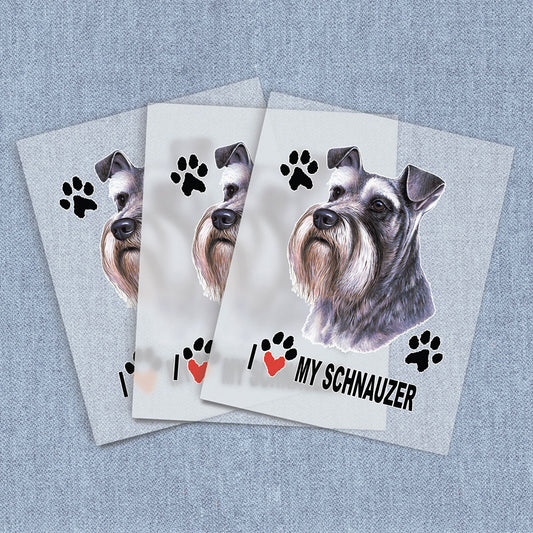 Schnauzer | Dogs DTF Heat Transfers