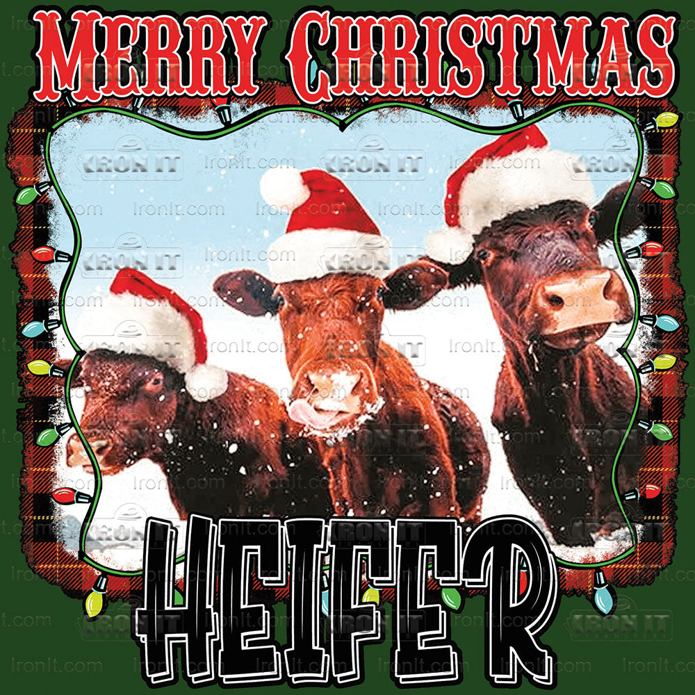 Christmas Heifer | Seasonal, Christmas Direct to Film Heat Transfers