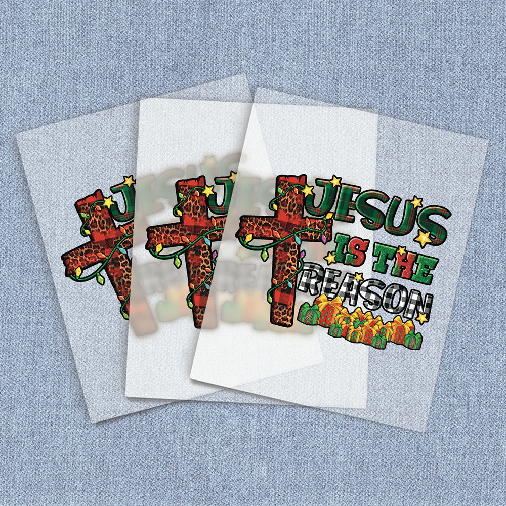 Jesus Is The Reason | Seasonal, Christmas DTF Heat Transfers