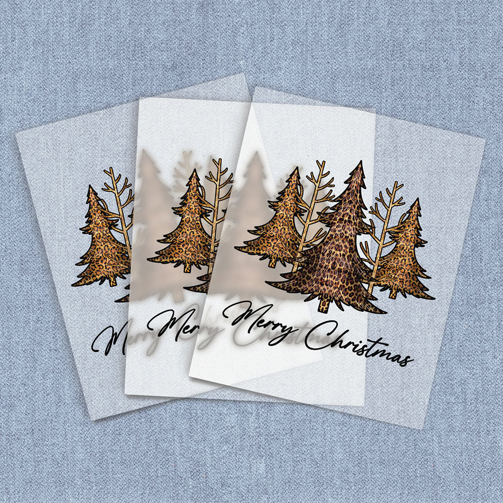 Christmas Leopard Trees 2 | Seasonal, Christmas DTF Heat Transfers