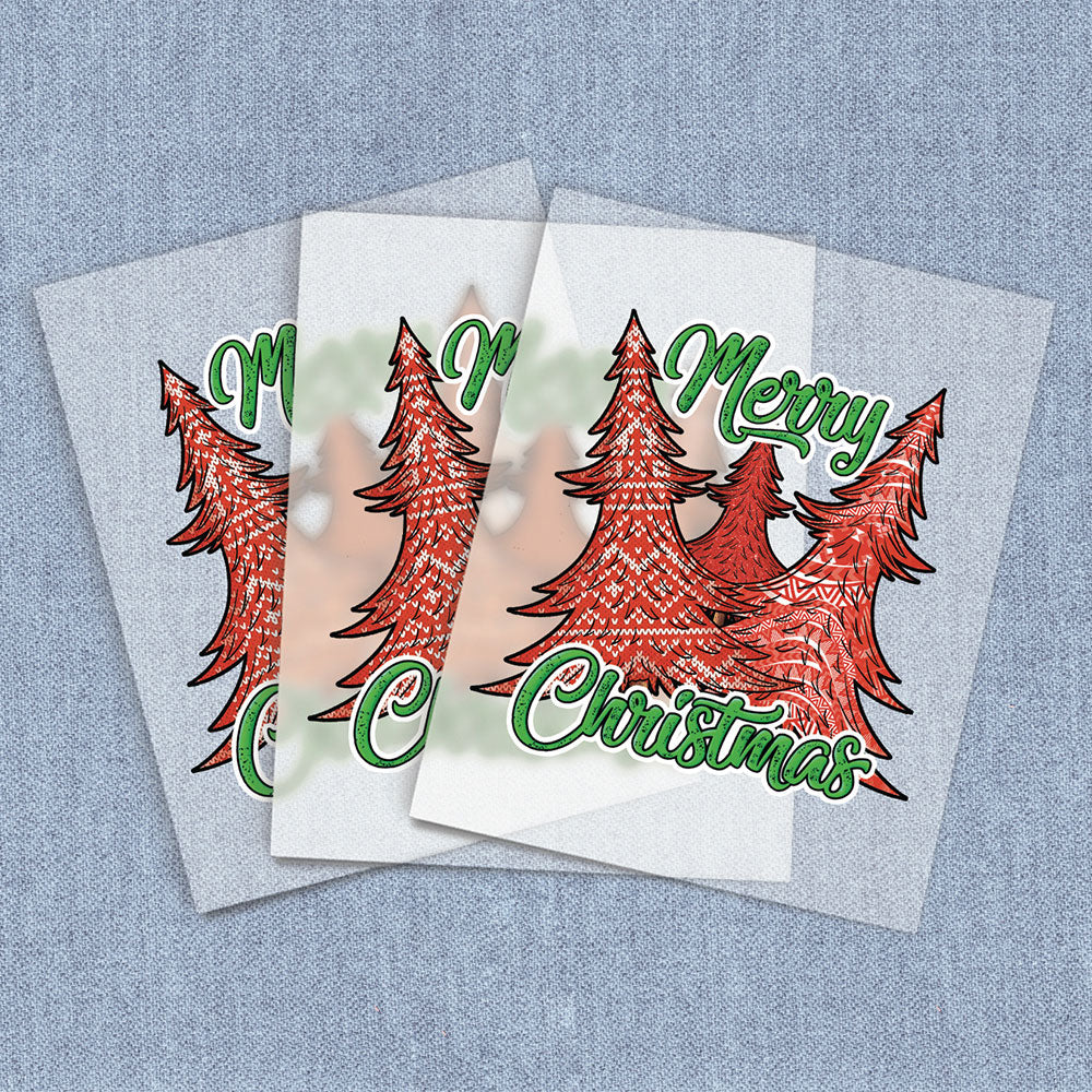 Christmas Red Trees | Seasonal, Christmas DTF Heat Transfers