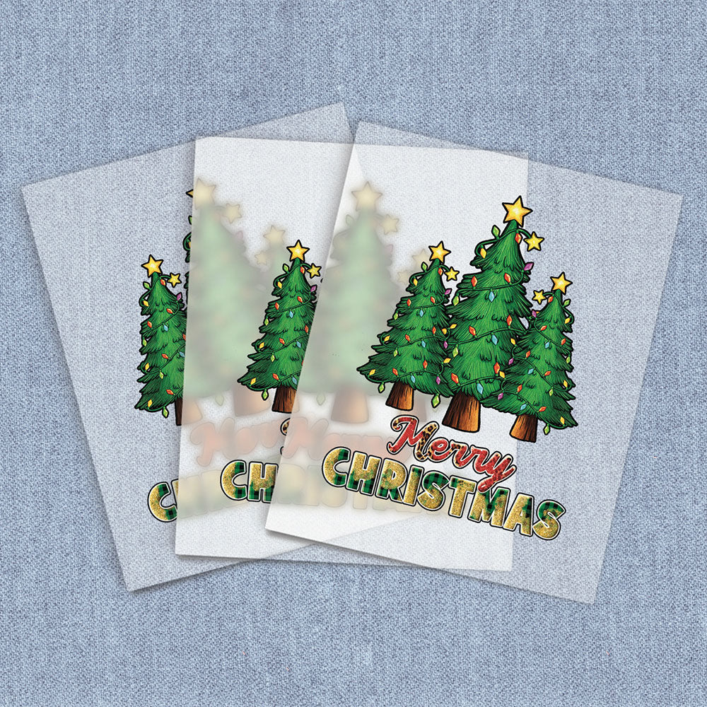 Merry Christmas Trees | Seasonal, Christmas DTF Heat Transfers