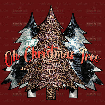 Oh Christmas Tree Red | Seasonal, Christmas Direct to Film Heat Transfers