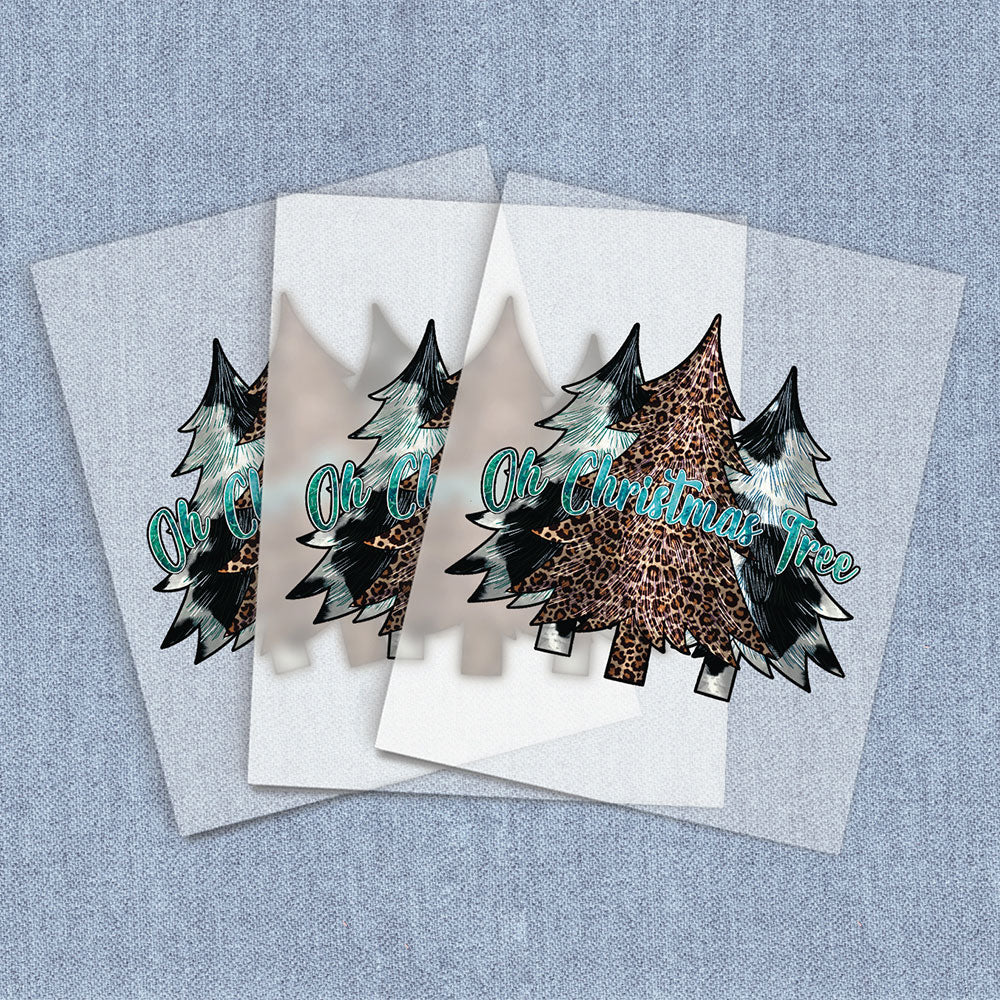 Oh Christmas Tree Teal | Seasonal, Christmas DTF Heat Transfers