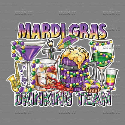 Mardi Gras Drinking Team