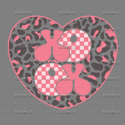 XOXO Leopard Heart