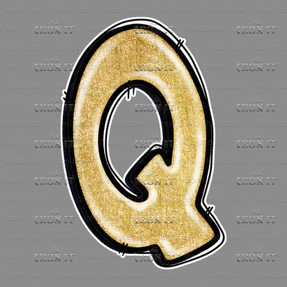 Q Gold Glitter