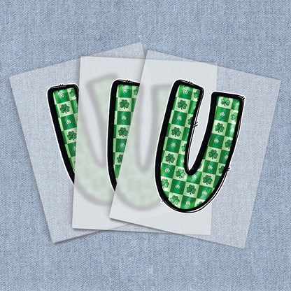 U Green Checkered Shamrocks