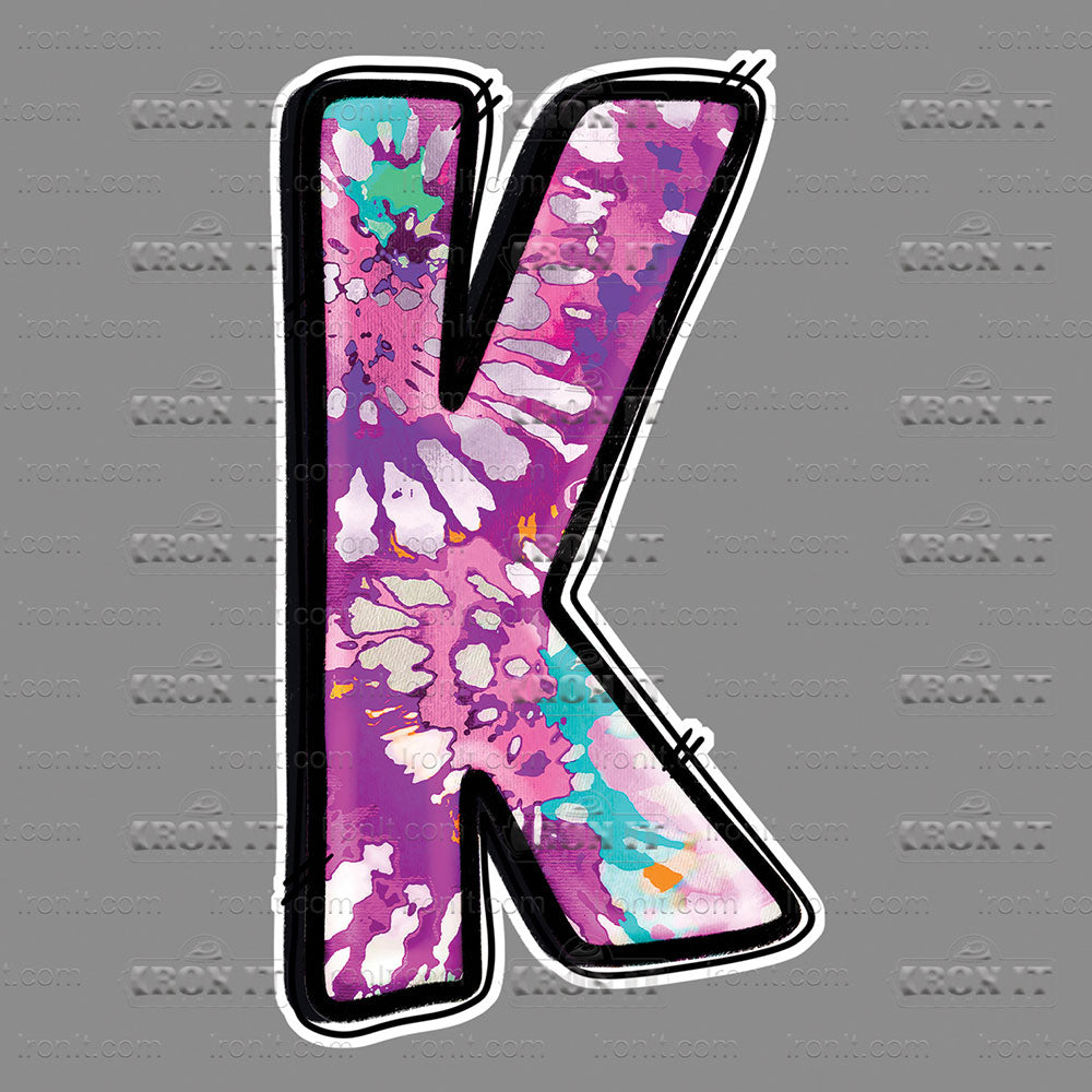 K Pinks & Teal Tie Dye