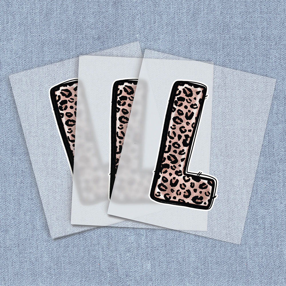 L Leopard Print | Home Iron On DTF (Direct-To-Film) Heat Transfers ...